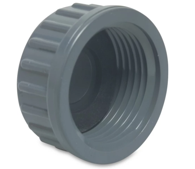 Druk PVC draadkap met rubber 1/2