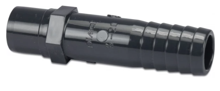 Druk PVC slangpilaar 40mm