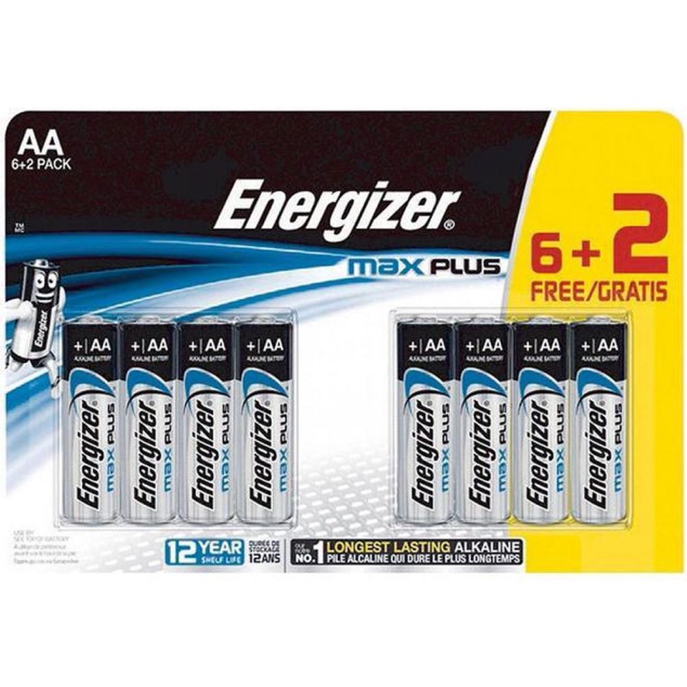 Energizer max plus LR6 AA BL6+2 promo