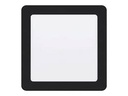 Eglo Fueva 5 LED vierkante inbouwspot zwart 166x166 4000K
