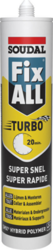 Soudal fix all turbo - 290ml - grijs
