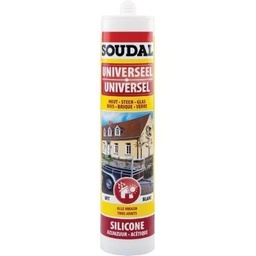 [36891] Soudal universele silicone zwart - 310ml
