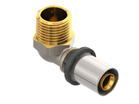 [45378] Unipipe pers koppeling haaks 1/2M x 20/2