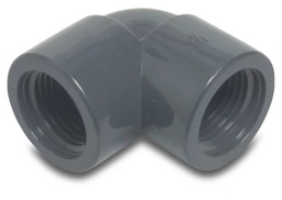 [48210] Druk PVC bocht 3/4 - 90° FF