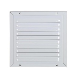 [80608] Renson 437 schoepenrooster met gaas 200x250mm - wit