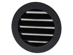 [80638] Renson 434/R inbouwrooster rond 125mm RAL9005