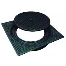 [93057] Gietijzer putdeksel gesloten voor PVC 315mm