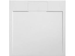 [94185] Lafiness Medusa douchebak 90x90 composiet leisteen look wit