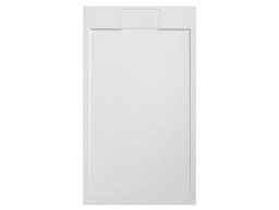 [94205] Lafiness Medusa douchebak 140x90cm comp. leisteen look wit