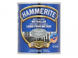 [55827] Hammerite metaallak hoogglans grijs 750ml