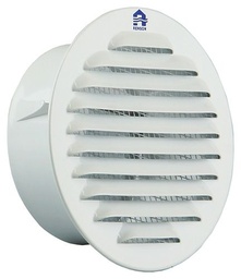 [56720] Renson 435/R inbouw schoepenrooster 100mm wit