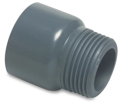 [04348] Druk PVC puntstuk 32mm x 1/2 M