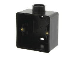 [67905] Niko Hydro 1V opbouwdoos 1 ingang zwart