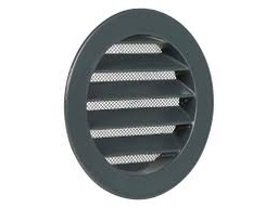 [68398-0] Renson 434/R inbouwschoepenrooster m/gaas 125mm RAL7016