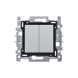 [78700] Niko inbouw dubbele wisselschakelaar sterling