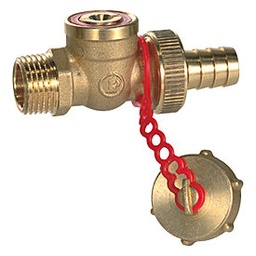 [05037] Aftapkraan met slangpilaar voor ketel 1/2